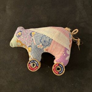 Handmade Patchwork Pig Folk Art Primitive Decor